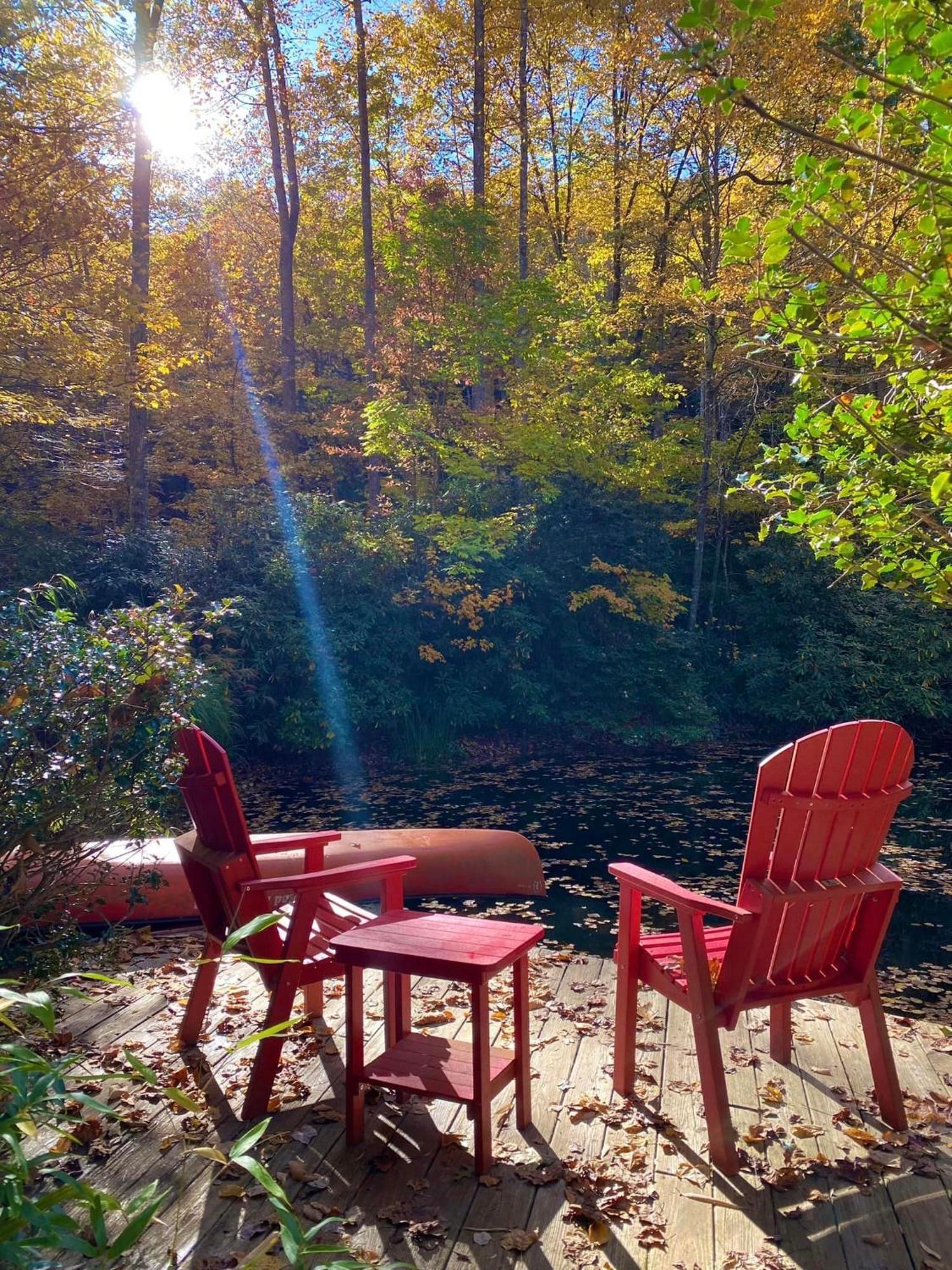 Gasthaus Hideaway At Harvest Moon Sylva Exterior foto